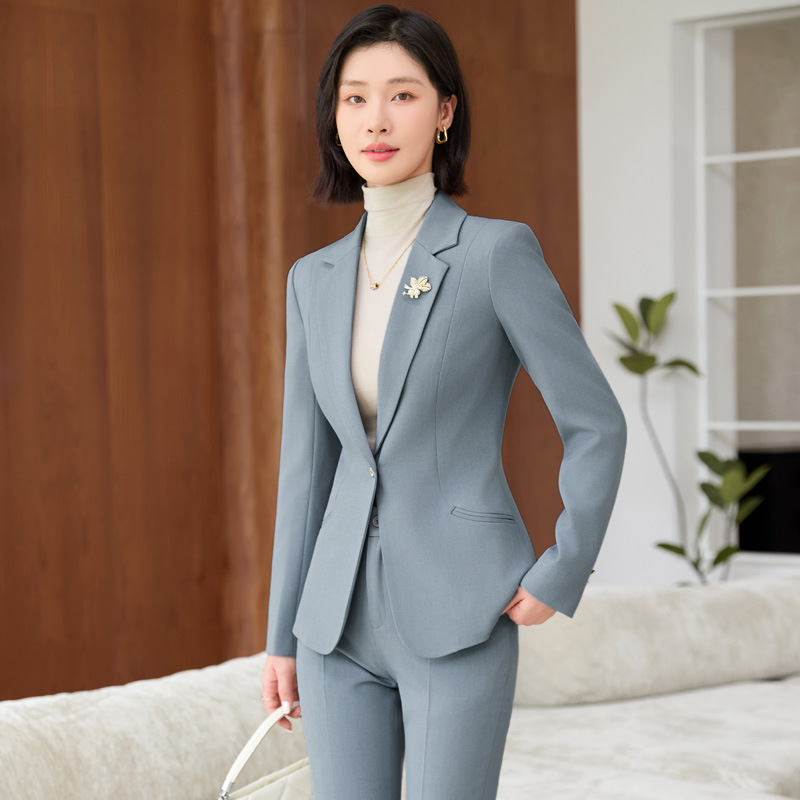 Women Formal Wear White Shirt - Setelan Jas Kerja Lengan Panjang Putih