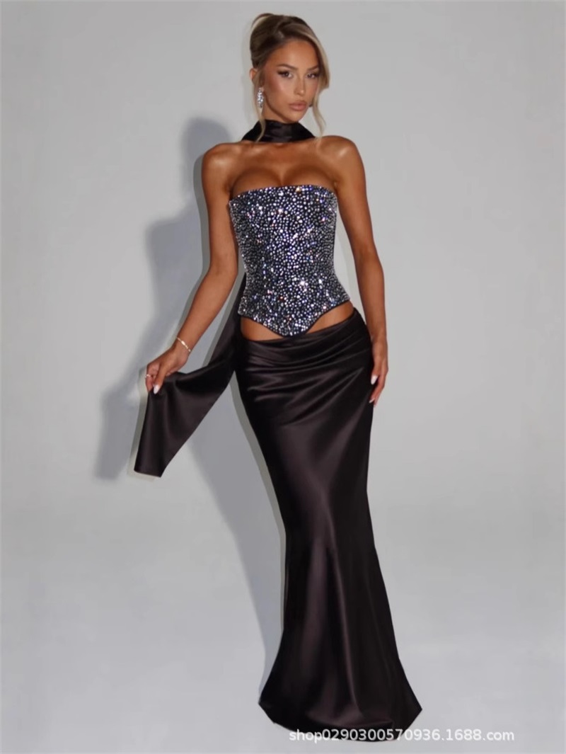 Women Formal Party Wear Dress - Gaun Prom Wanita Putri Duyung Seksi