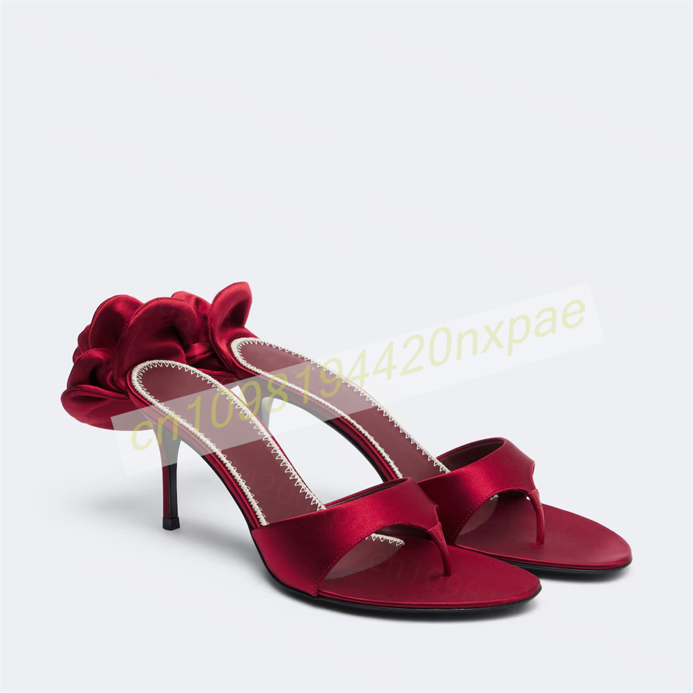 Women'S Formal Wear For Wedding - Sandal Wanita Model Thong Mule Satin