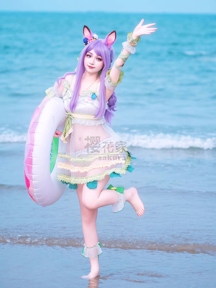 Young Women'S Formal Wear - Baju renang kostum Cosplay Derby Mejiro
