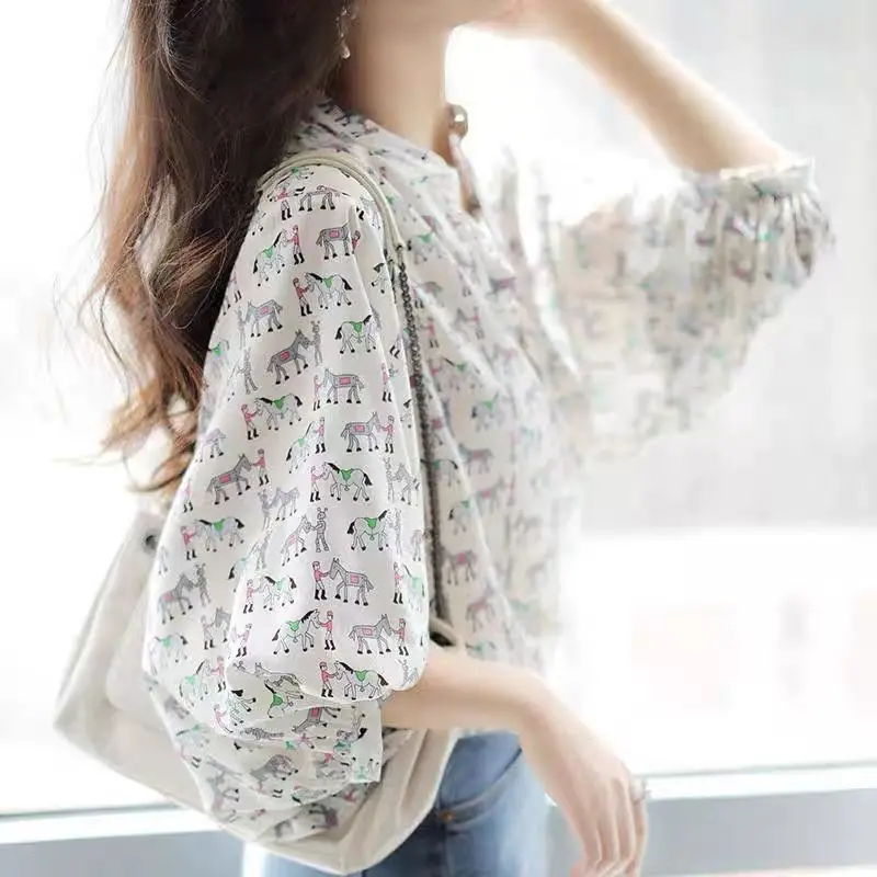 Atasan Wanita Lengan Pendek Mu - Women Formal Wear White Shirt ulasan dan harga