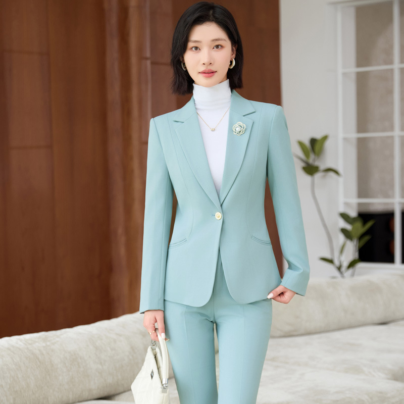 Setelan Jas Kerja Lengan Panja - Women Formal Wear White Shirt ulasan dan harga