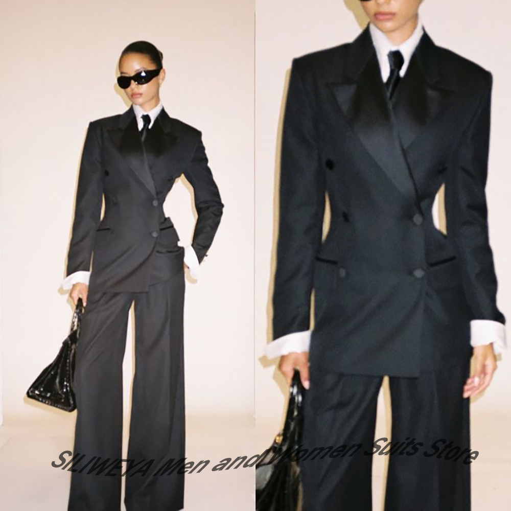 Setelan Jas Wanita Profesional - Women Formal Wear Black ulasan dan harga