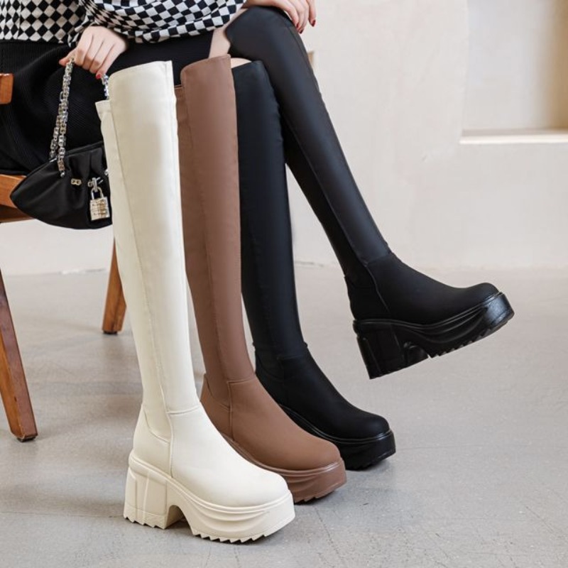 Sepatu Boots Wanita Setinggi L - Woman Formal Wear ulasan dan harga