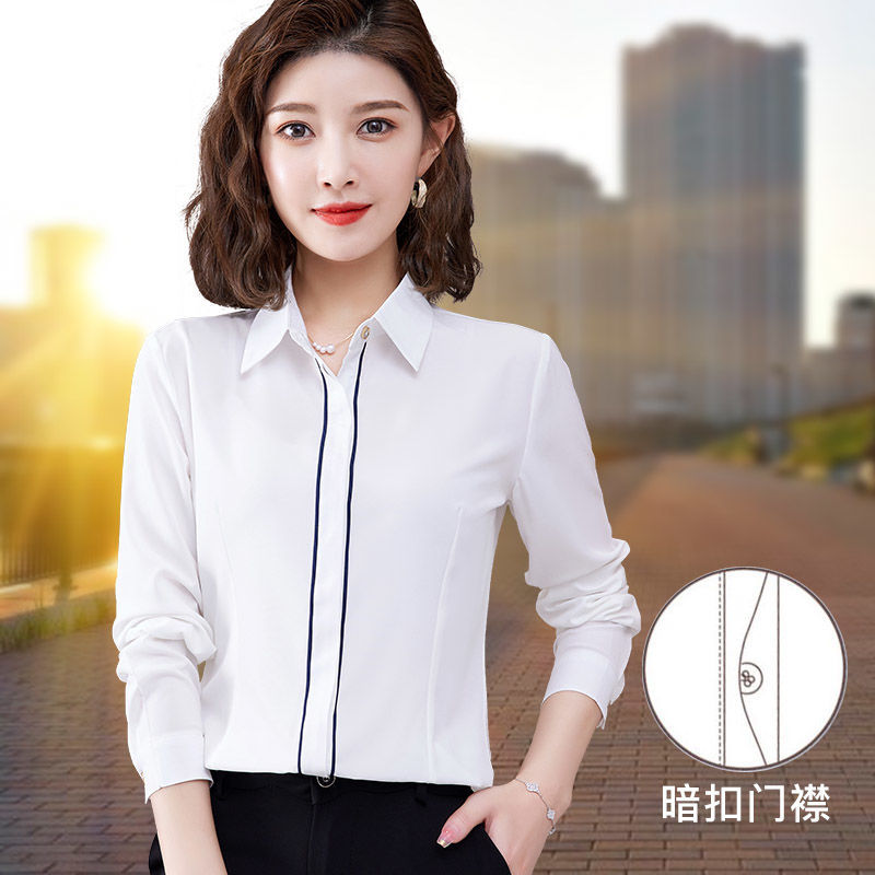Kemeja Putih Wanita Lengan Pan - Women Formal Wear White Shirt ulasan dan harga
