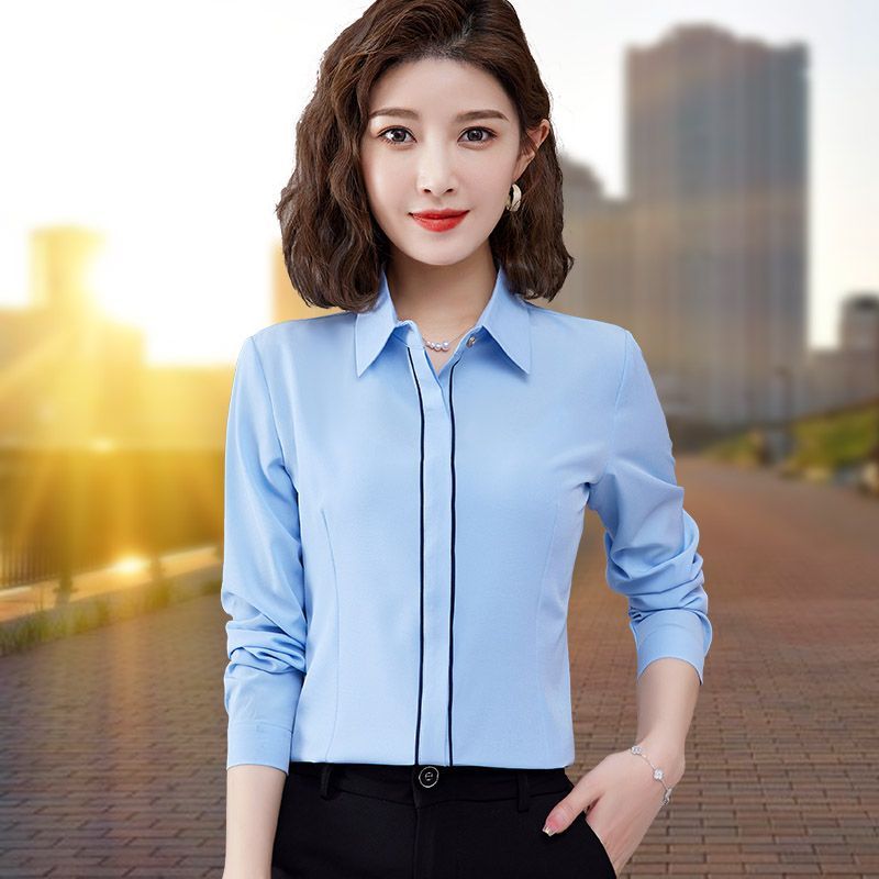 Kemeja Putih Wanita Lengan Pan - Women Formal Wear White Shirt ulasan dan harga