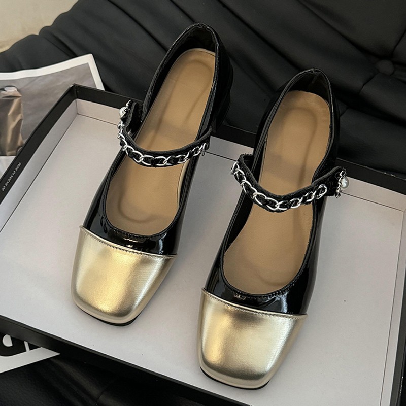 Sepatu Hak Tinggi Tebal Model  - Women Formal Wear Black ulasan dan harga