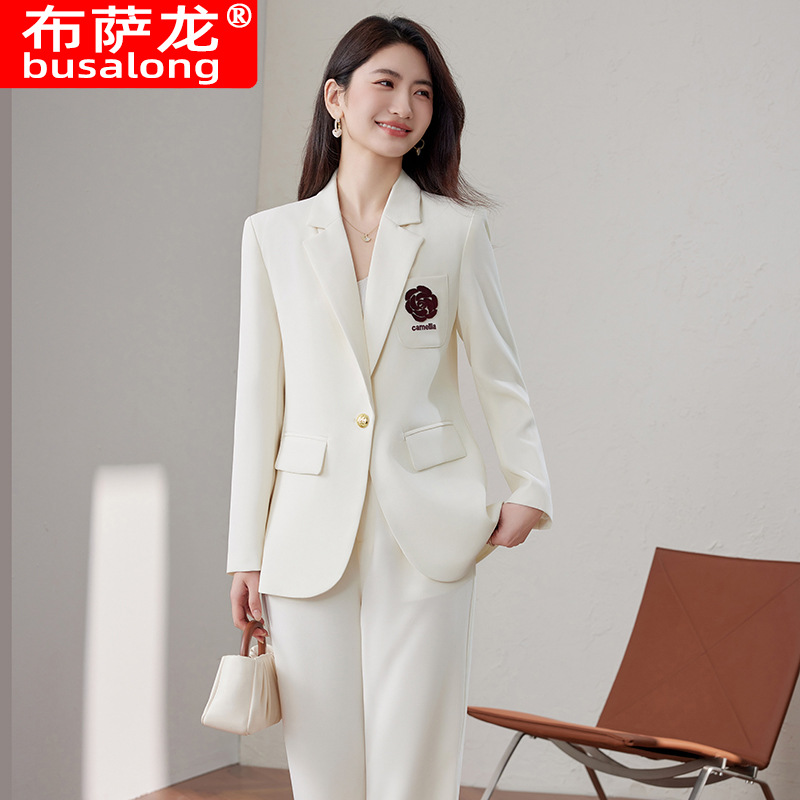 Blazer wanita warna putih gadi - Women Formal Wear White Shirt ulasan dan harga