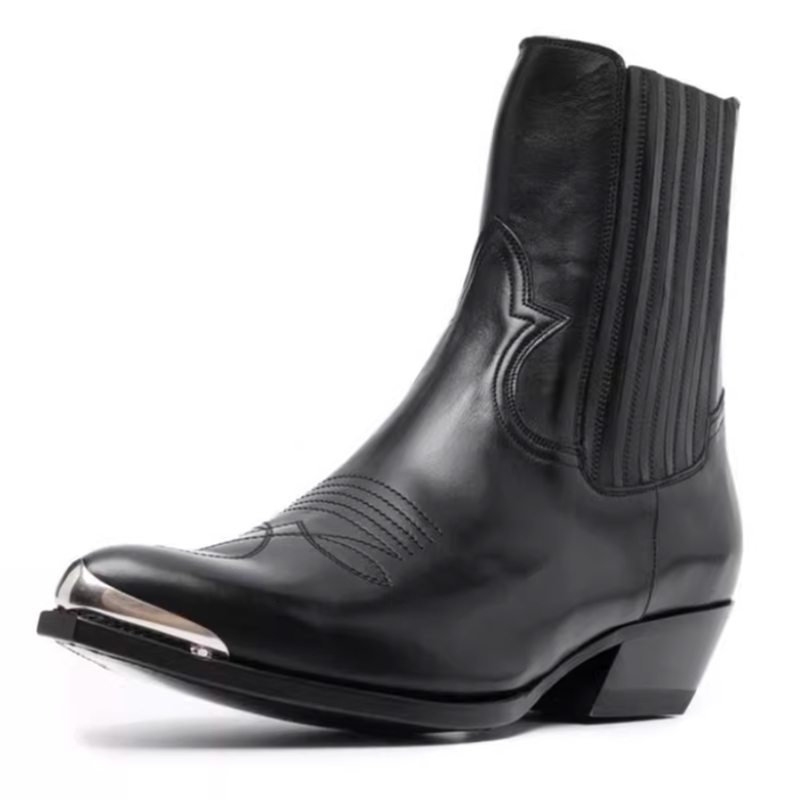 Sepatu Bot Chelsea Kulit Hitam - Women Formal Wear Western ulasan dan harga