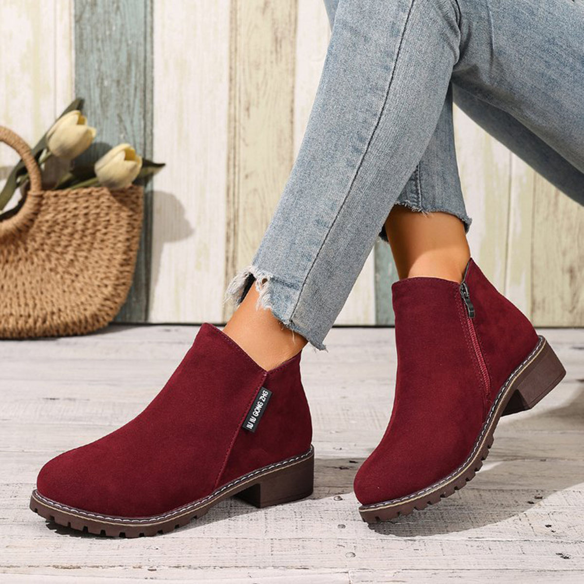 Sepatu Bot Wanita Musim Gugur  - Woman Formal Wear ulasan dan harga