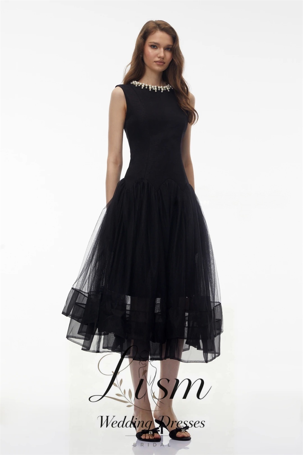 Gaun Prom Hitam Mewah Lism den - Women Formal Wear Black ulasan dan harga
