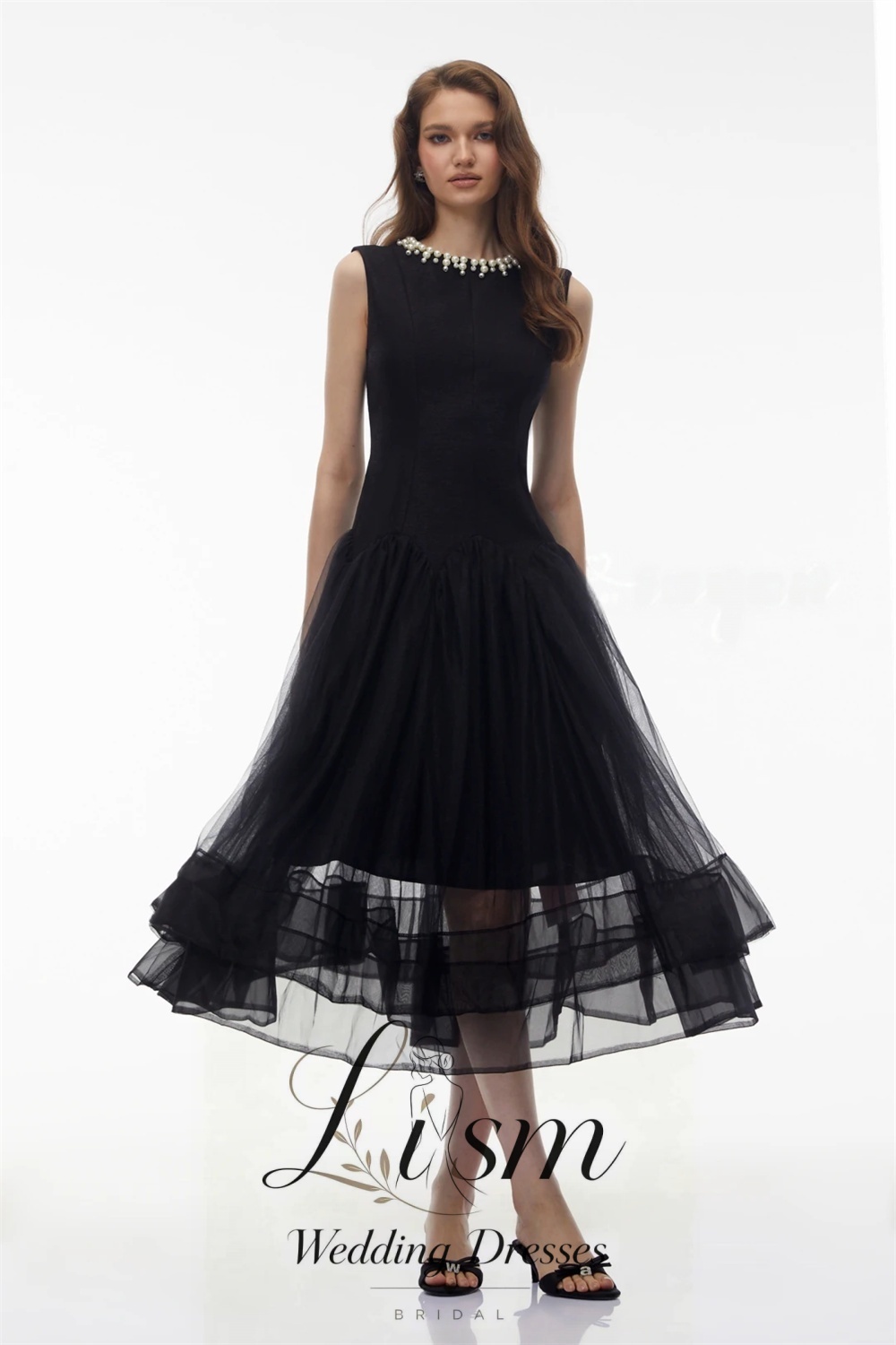 Gaun Prom Hitam Mewah Lism den - Women Formal Wear Black ulasan dan harga