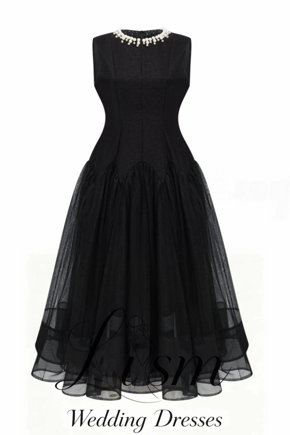 Gaun Prom Hitam Mewah Lism den - Women Formal Wear Black ulasan dan harga