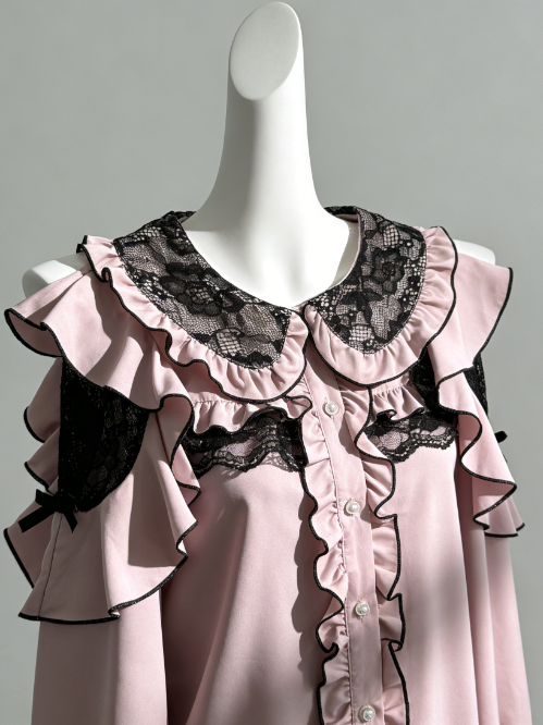 Kawaii Harajuku JK Kemeja Kasu - Women Formal Blouses For Evening Wear ulasan dan harga