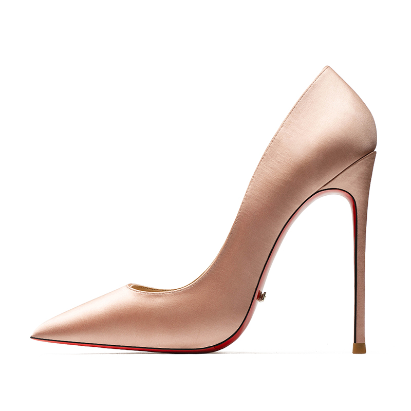 HLTINO Sepatu Gaun Sutra Merah - Women'S Formal Wear For Wedding ulasan dan harga