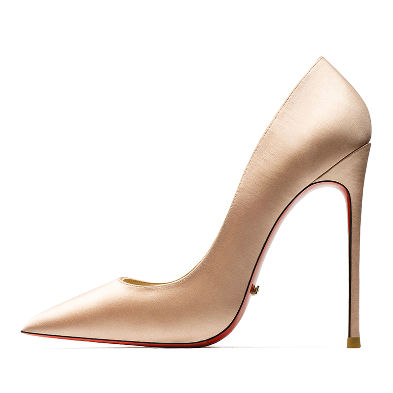 HLTINO Sepatu Gaun Sutra Merah - Women'S Formal Wear For Wedding ulasan dan harga