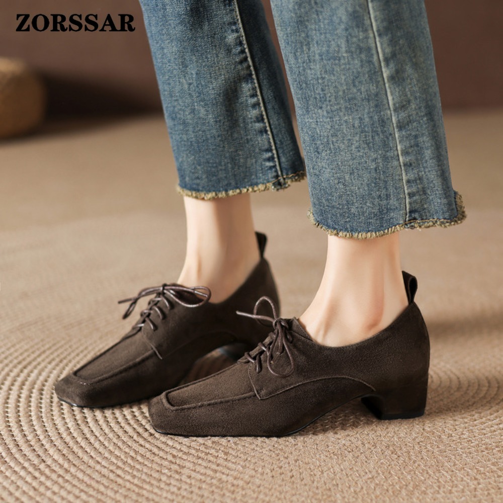 Sepatu Oxford Wanita Berbahan  - Women Formal Office Wear Shoes ulasan dan harga