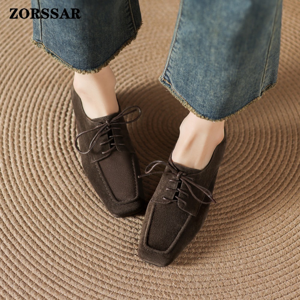 Sepatu Oxford Wanita Berbahan  - Women Formal Office Wear Shoes ulasan dan harga