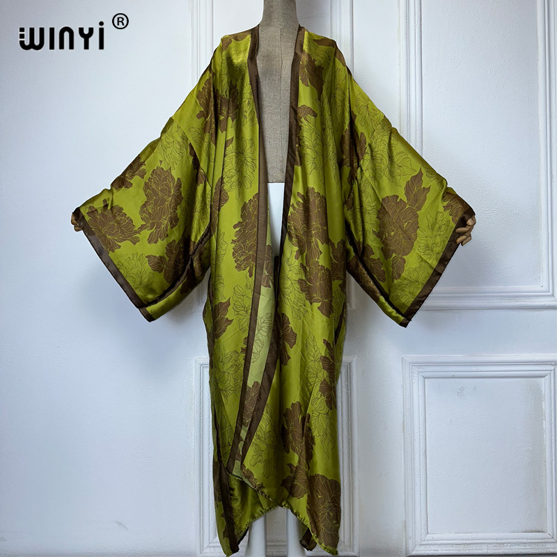 WINYI Afrika boho cetak kimono - Young Women'S Formal Wear ulasan dan harga