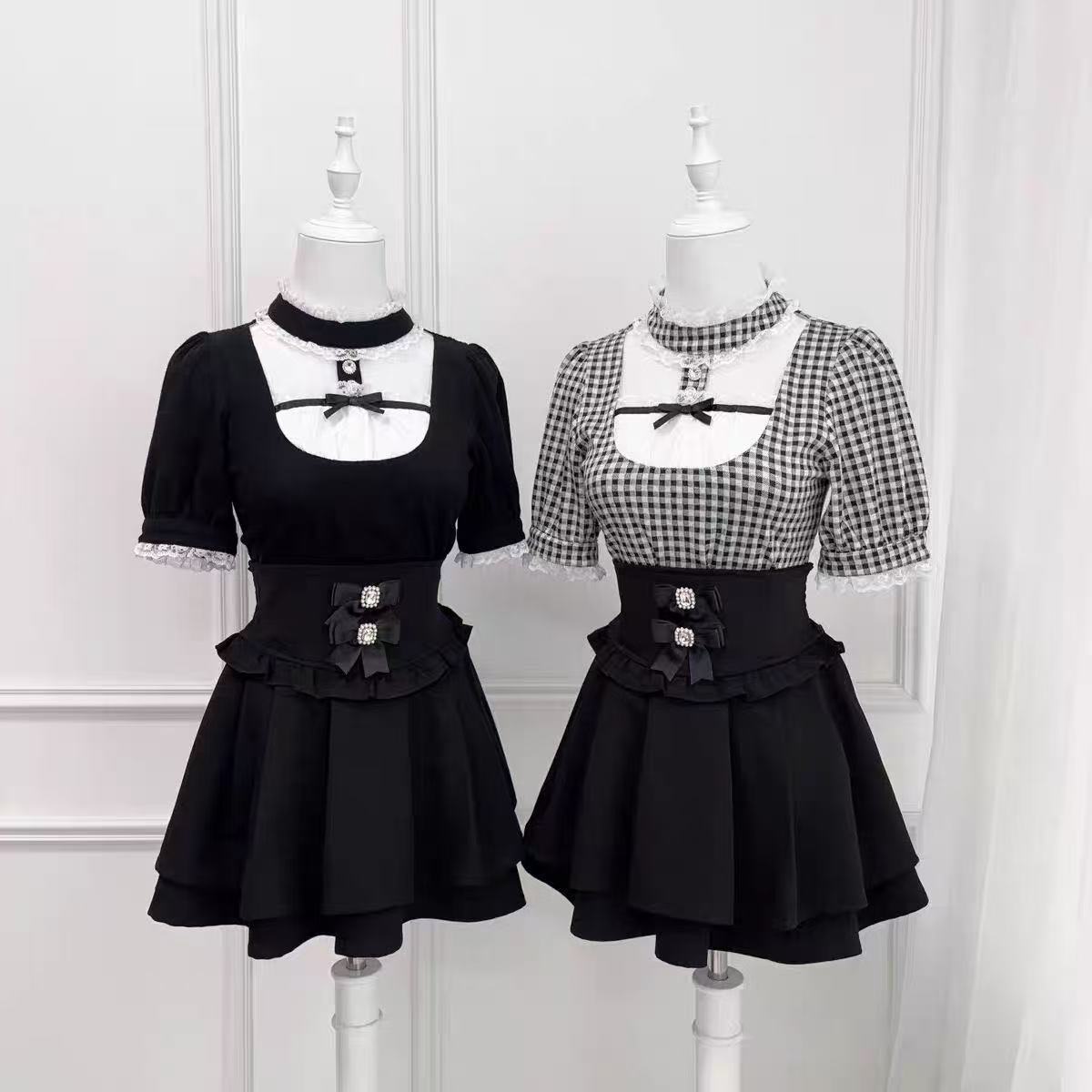 Blus Lolita Jepang Wanita Kawa - Women Formal Blouses For Evening Wear ulasan dan harga