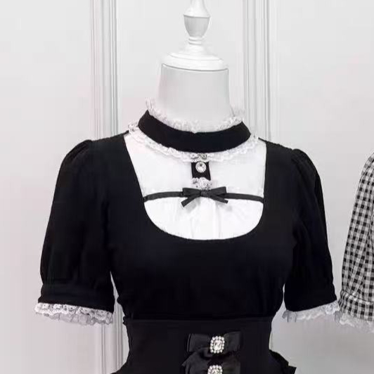 Blus Lolita Jepang Wanita Kawa - Women Formal Blouses For Evening Wear ulasan dan harga