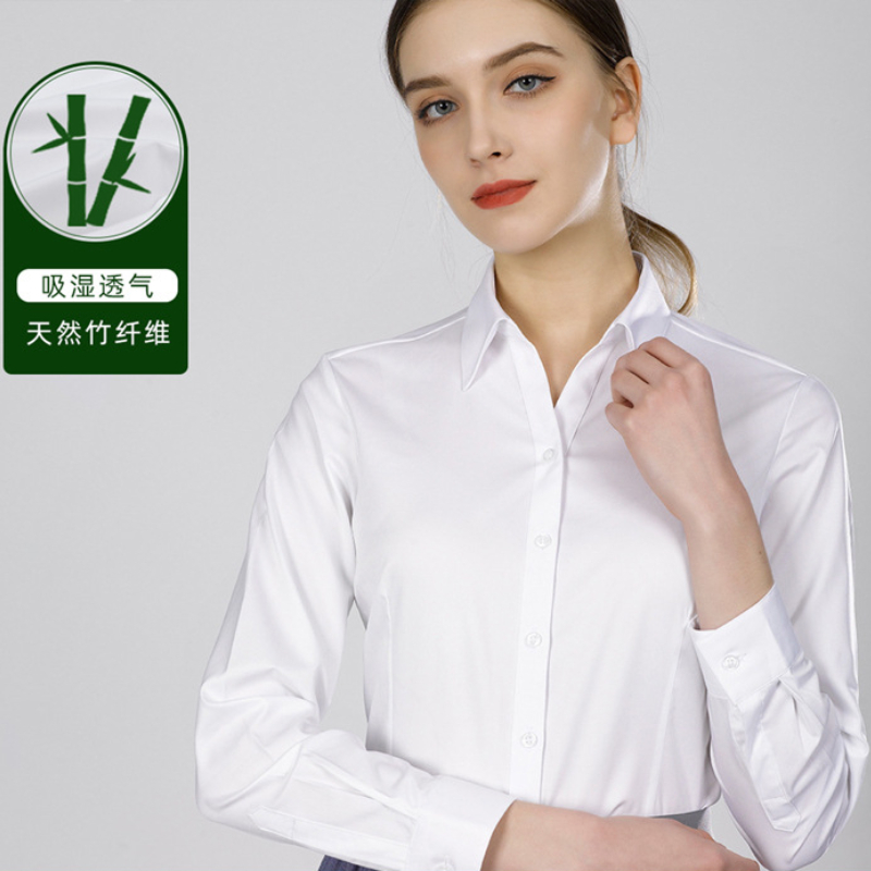 Kemeja wanita lengan panjang s - Women Formal Wear White Shirt ulasan dan harga