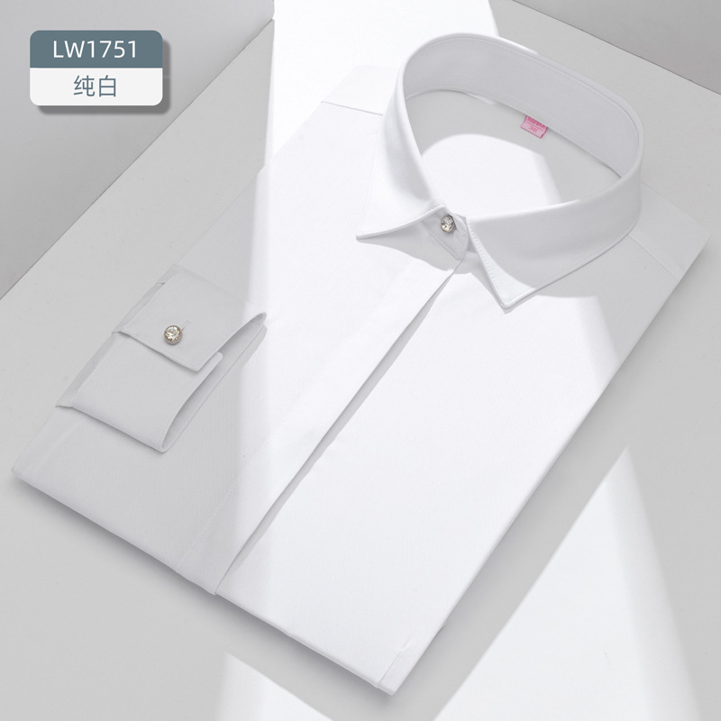 Kemeja wanita lengan panjang s - Women Formal Wear White Shirt ulasan dan harga
