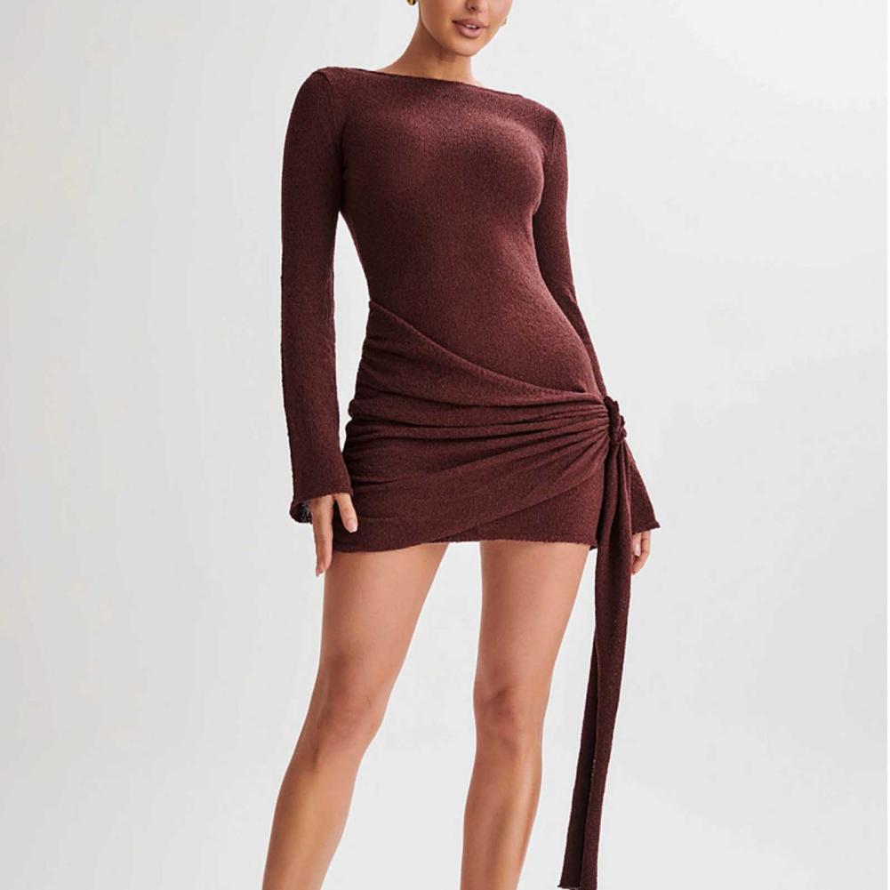 Gaun Mini Bodycon Seksi Wanita - Women Formal Party Wear Dress ulasan dan harga