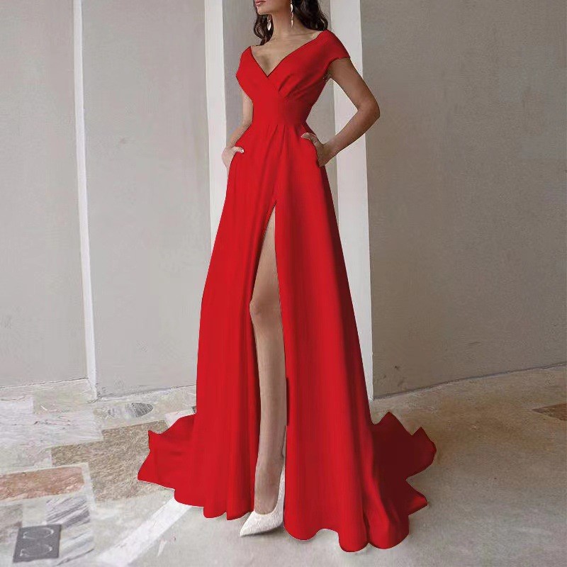 Gaun Wanita Elegan Panjang Men - Women Formal Wear Black ulasan dan harga