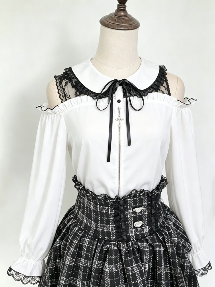 Blus JK Manis Wanita Jepang Ka - Women Formal Blouses For Evening Wear ulasan dan harga